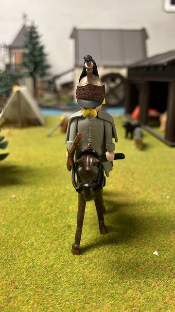 Figurine Playmobil Custom - Dragon à Cheval 1er Empire Napoléon, Capote N12