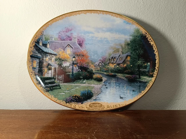 Thomas Kincaid “Lamplight Glen” - Piatto Da Collezione