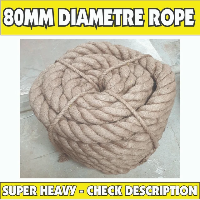 SISAL ROPE 80MM Manila Sisal Top Quality Durable Exercise Swing Rail
