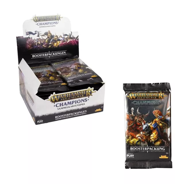 Warhammer Age of Sigmar Champions - Sammelkartenspiel - Booster / Display - NEU