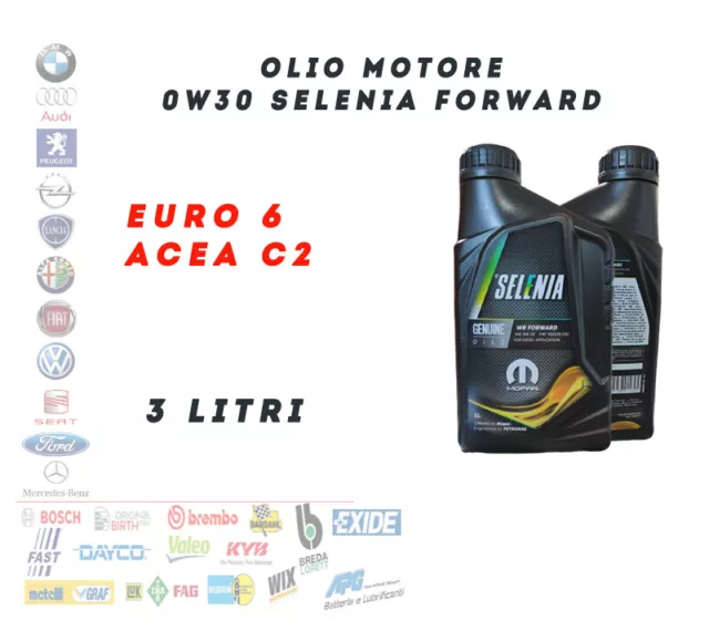 OLIO MOTORE AUTO Diesel 0W30 Selenia Wr Forward Euro 6 Acea C2 4 Litri  13881639 EUR 72,50 - PicClick IT