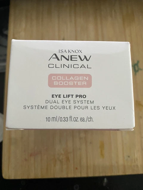 Avon Isa Knox Anew Clinical Collagen Booster Eye Lift Pro Dual Eye System- New