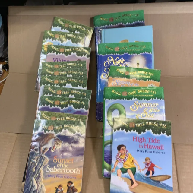 Lot of 16 Magic Tree House Books by Mary Pope Osborne Variety Gently Used