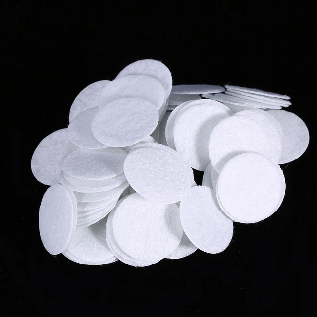 (25 mm) 100 x cuscinetti filtranti rotondi filtro cotone per rimozione punti neri BST
