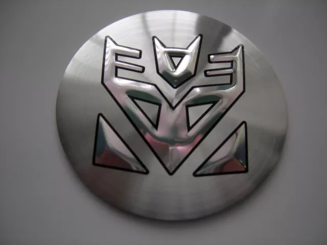 Decepticon  Iron Mask  Wheel Center Cap  Emblems Stickers Decal Transformer 2