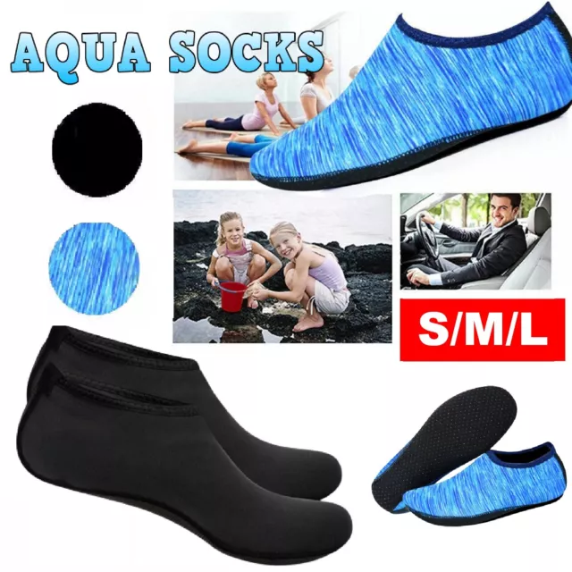 Unisex Water Shoes Slip On Aqua Socks Diving Wetsuit Non-slip Swimming Beach