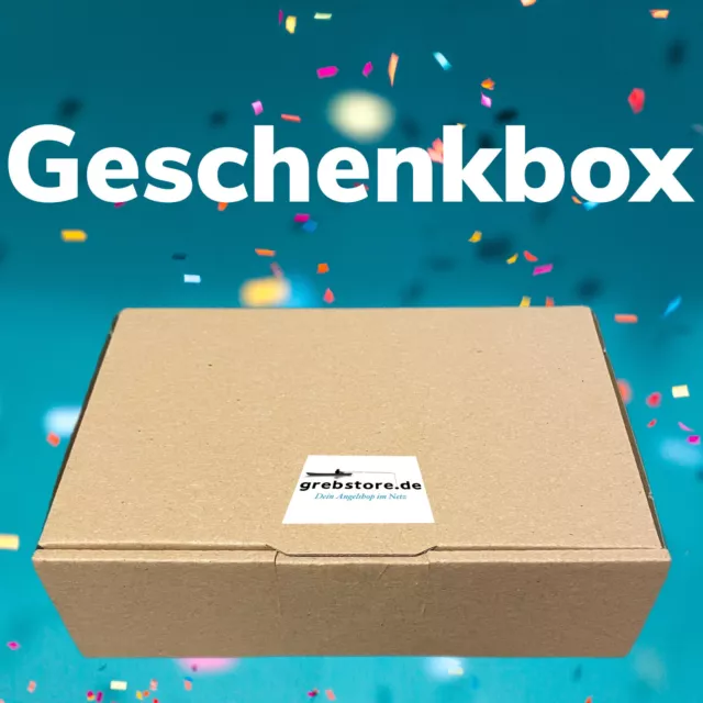 Angelzubehör Geschenkbox f. Raubfisch Friedfisch und Forelle zum Angeln Angelset