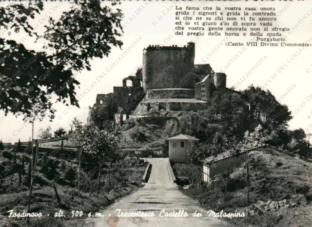 1957 FOSDINOVO Trecentesco Castello dei Malaspina Massa Carrara Cartolina