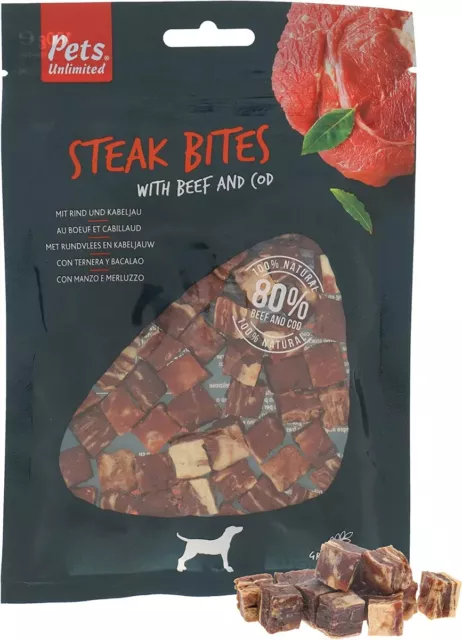 Pets Unlimited Dog Treats Meaty Grain-Free Dog Treats Natural Treats for Dogs