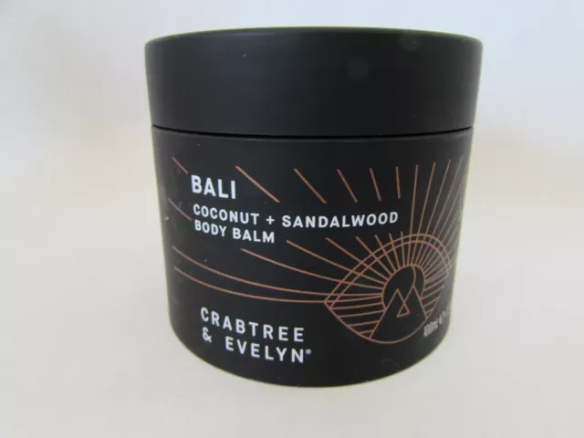 Crabtree & Evelyn Bali Coconut + Sandalwood Body Balm 3.3 oz Sealed