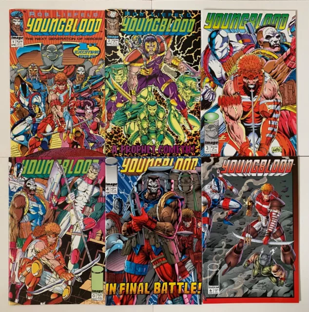 Youngblood #1 2 3 0 4 6 Rob Liefeld 1st Shadowhawk Prophet Supreme NM