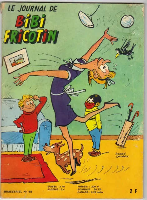 Le Journal Bibi Fricotin N° 48 " Jeunesse / Joyeuse " De 1972