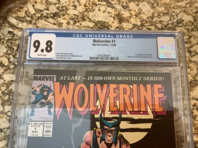 WOLVERINE #1 CGC 9.8 (Marvel 1988) **1st Wolverine as Patch** just graded 1/24