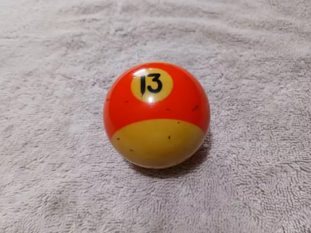 13*Thirteen Billard Ball*Pool Table Ball Strip 13 Orange