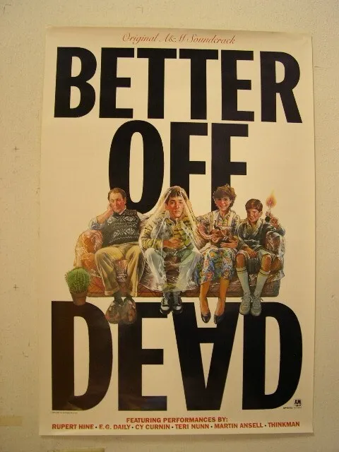 Better Off Dead Movie Poster John Cusack Old