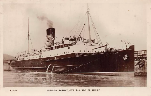 Postcard   Ships  Ts "  Isle Of Thanet   "   Rp