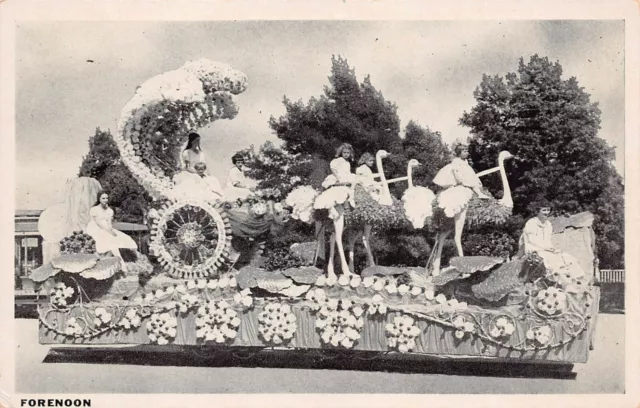 Los Angeles Pasadena CA California Knights Templar Parade 1916 Vtg Postcard A29