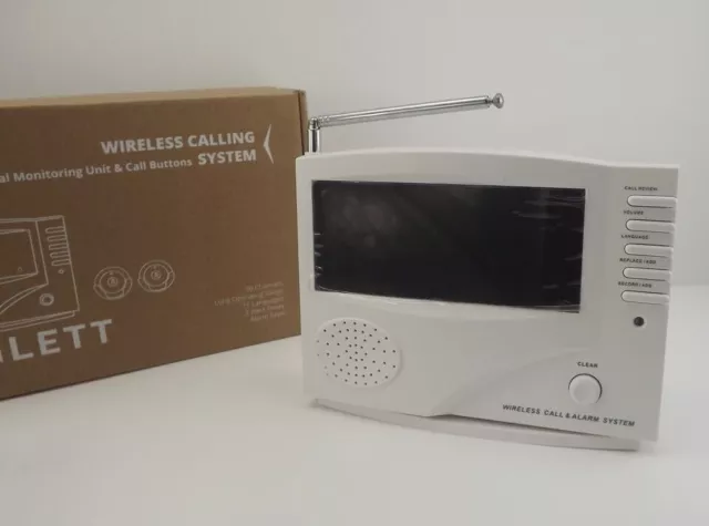 Synlett Wireless Calling System Central Monitoring Unit & Call Button