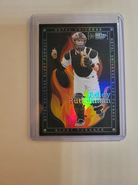 Adley Rutschman 2021 Skybox Metal Universe: Blast Furnace