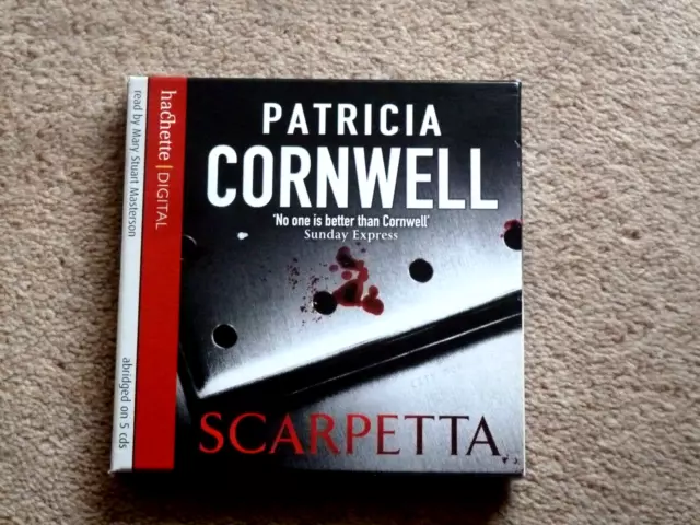 Patricia Cornwell - Scarpetta   -  Audio Book - Talking Books   ( 5 Cds)