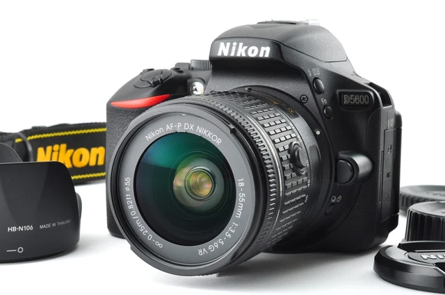 Nikon D5600+NIKKOR 18-55ｍｍ F3.5-5.6G VR Amazon Canada: D5600 DX-Format Digital SLR w/AF-P DX NIKKOR