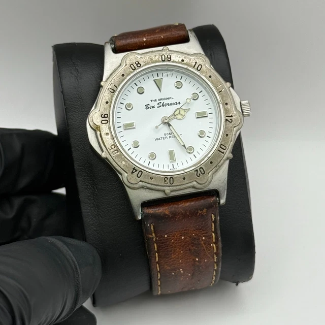 BEN SHERMAN CNL The Original Men's Quartz Watch Leather Strap