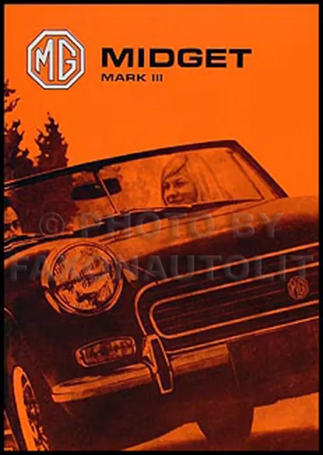 1973 1974 MG Midget Owners Manual Drivers Handbook Owner Guide Book RHD and LHD