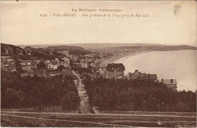 CPA AK Val-Andre Vue Generale de la Plage FRANCE (1137779)