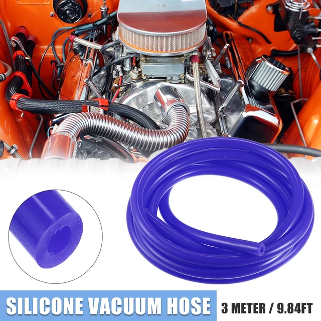 6mm ID 9.84ft Car Silicone Vacuum Hose Pipe Water Air Boost Line Tube Blue