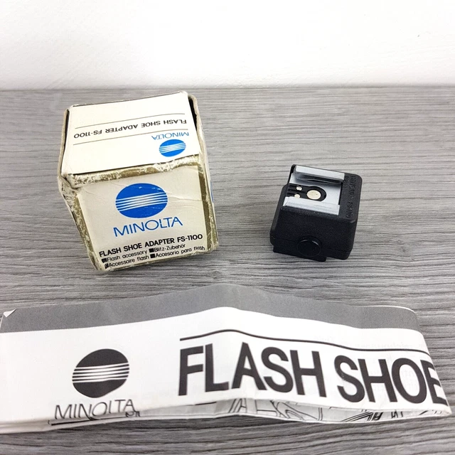 Adaptador de flash para cámara Minolta 1100 Dynax Sony Alpha en caja