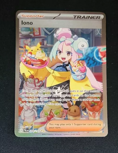 2023 Pokemon S&V Paldea Evolved Iono Special Illustrator Rare Card 269/196