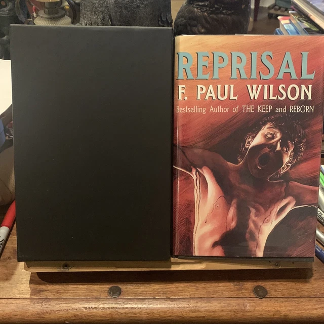 Reprisal by F. Paul Wilson (1991, HC) - Deluxe First Edition - SIGNED By 3