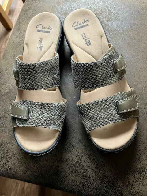 CLARKS SANDALS CUSHION Soft Size 5.5 D EUR 8 29 PicClick IT