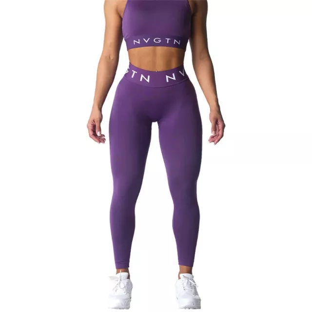 Nvgtn Leggings da corsa sportivi senza cuciture 3