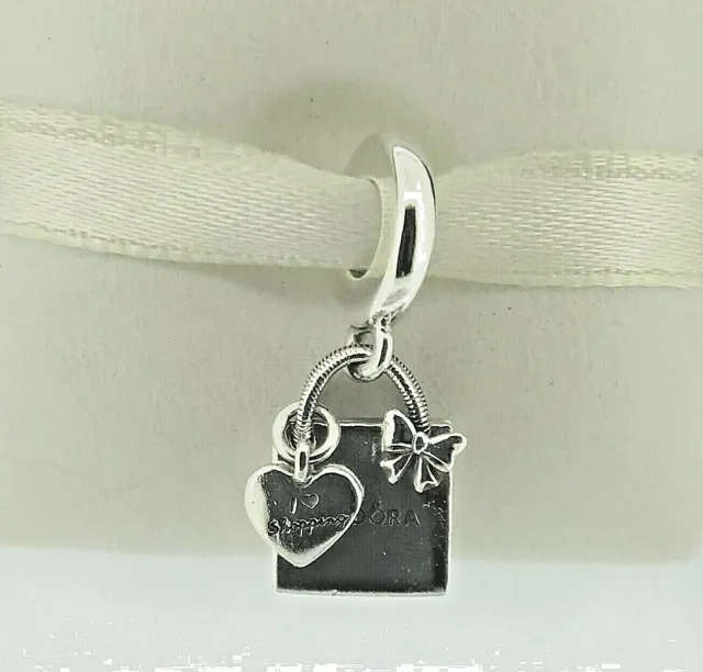 GENUINE PANDORA Shopping Bag Charm 799536C00 Delivery Included