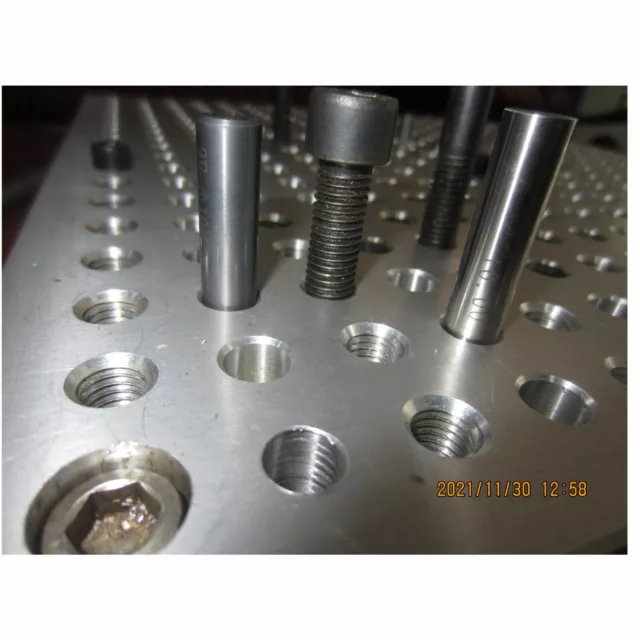 15"x15"x1.18" Aluminum 6061 Fixture Plate Custom CNC Machining Manufacturing