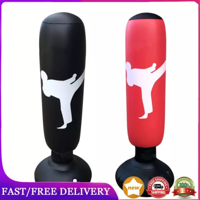Inflatable Boxing Bag PVC Fight Column Punching Bag Fitness Stress Relief Tool A