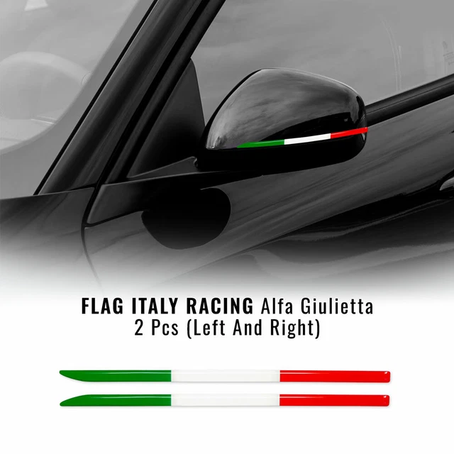 Adesivi Vinile Per Specchietti Auto | 3 Paia Multicolore | Decorazione Tuning 14x3cm - Foto 5