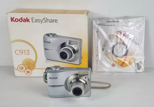 Kodak Easy Share C913 9.2MP Digital Camera - Tested & Working - In box