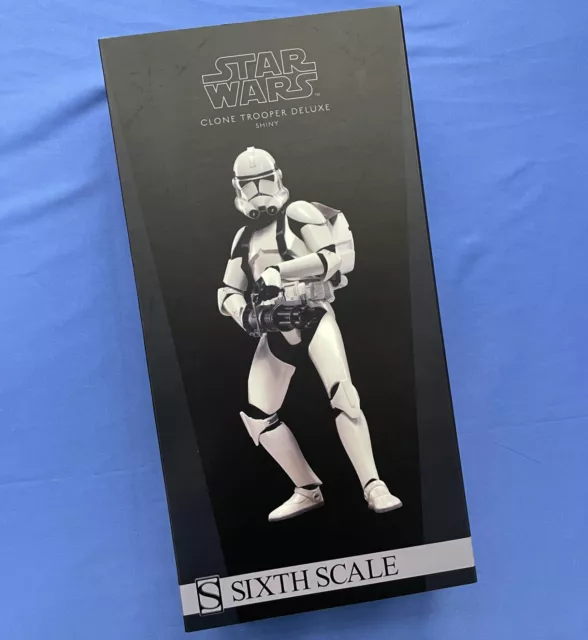 Sideshow Star Wars CLONE TROOPER DELUXE SHINY (1:6 12") Sixth Scale Figure