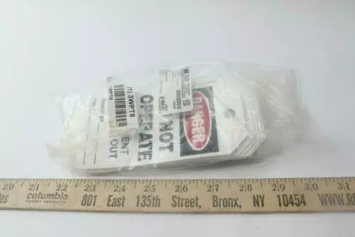 (25-Pk) Brady Heavy Duty Polyester Danger Tags 5.75" H x 3" W TG027E