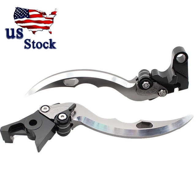 CNC Blade Knife Brake Clutch Levers For Honda CMX 500/300 Rebel 2017-2019 Silver