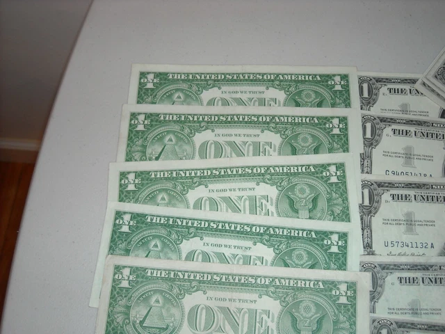 1935 1957 One Dollar Blue Seal Note Silver Certificate VG/VF LIGHTLY CIRCULATED+ 5