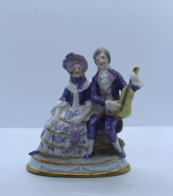 Antique Carl Thieme Potschappel Dresden Porcelain Figurine