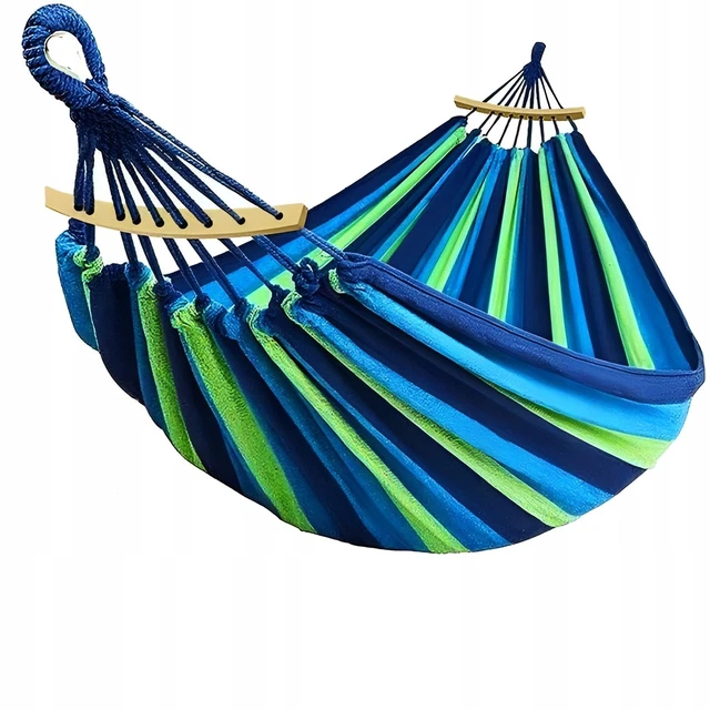Garden Hammock Swing Sleeping Handing Outdoor Bed Chair Natural Cotton Material