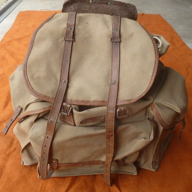 ANCIEN AUTHENTIQUE SAC à dos en toile LAFUMA -Rando Montagne Made in