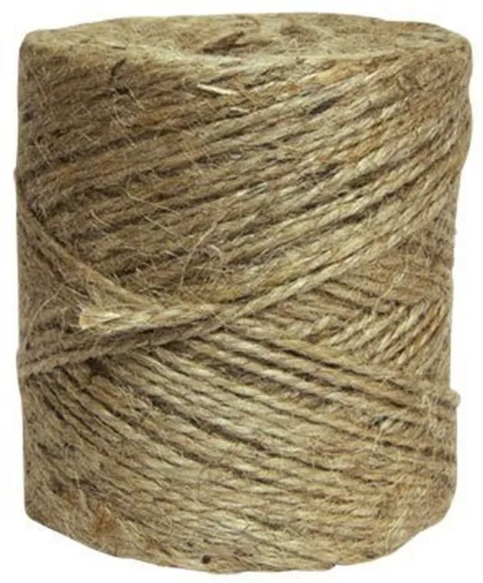 400' Premium Jute Twine String, All-Natural, 2ply Cord Rope for Craft Gift DIY