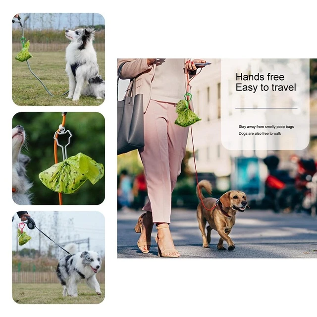 Soporte de bolsa de residuos para mascotas fuerte para perros respetuoso con el medio ambiente