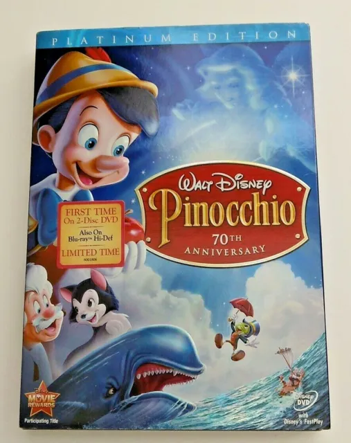 Disney Pinocchio (Two-Disc 70th Anniversary Platinum Edition) DVD