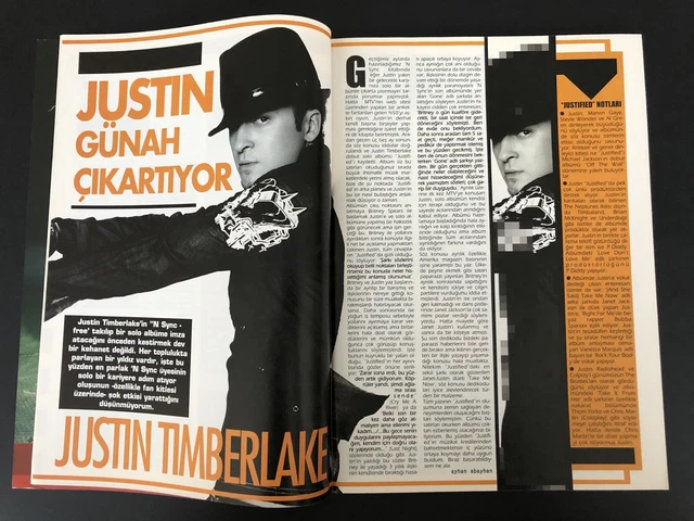 Blue Jean Turkish Magazine 2002 Justin Timberlakeharry Potterdream Theater £1968 Picclick Uk